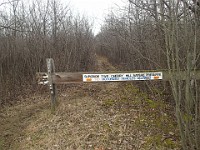 Cherry Hill Nature Preserve 2017.  Entrance back into the preserve from the "power line trail" section. : kasdorf, nature preserve, Rave Run, running, Trail Run